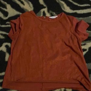 Nice burnt orange/red crop top